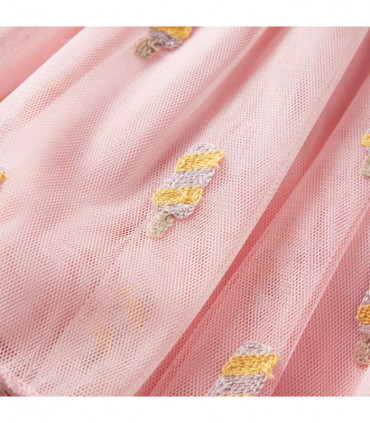 Kids' Skirt with Tulle Light Pink 128