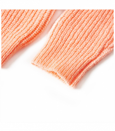 Kids' Sweater Knitted Bright Orange 128