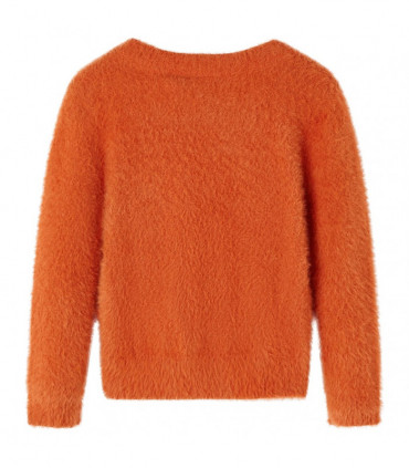 Kids' Sweater Knitted Burnt Orange 92