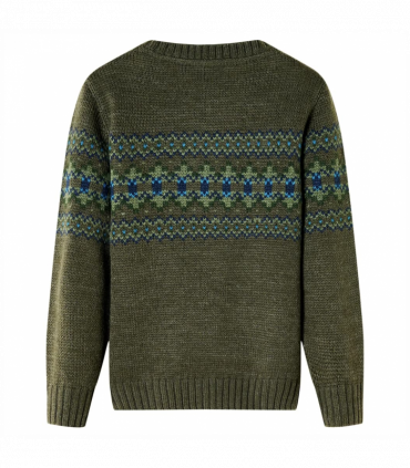 Kids' Sweater Knitted Khaki 104