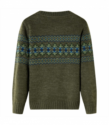 Kids' Sweater Knitted Khaki 116