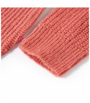 Kids' Sweater Knitted Medium Pink 128
