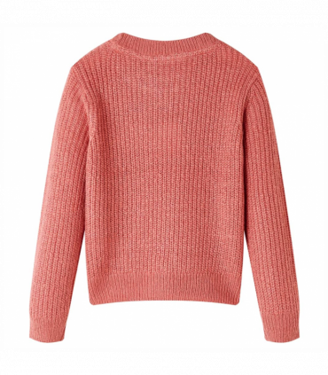 Kids' Sweater Knitted Medium Pink 140