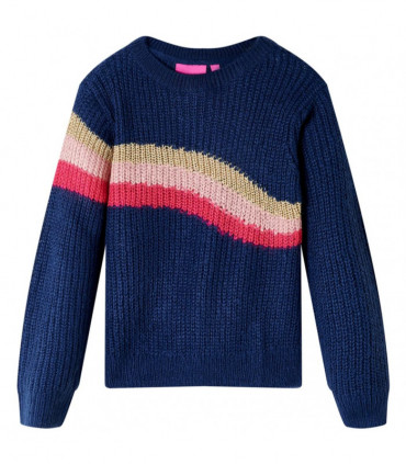 Kids' Sweater Knitted Navy 116