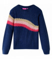 Kids' Sweater Knitted Navy 128
