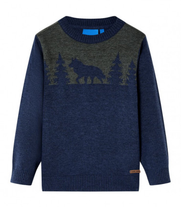 Kids' Sweater Knitted Navy 92