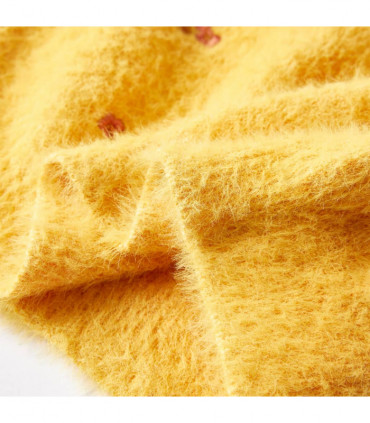 Kids' Sweater Knitted Ochre 140