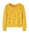 Kids' Sweater Knitted Ochre 92