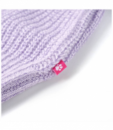 Kids' Sweater Vest Knitted Light Lilac 128