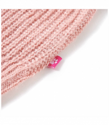 Kids' Sweater Vest Knitted Light Pink 116