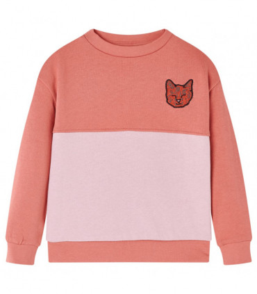 Kids' Sweatshirt Colour Block Pink 116