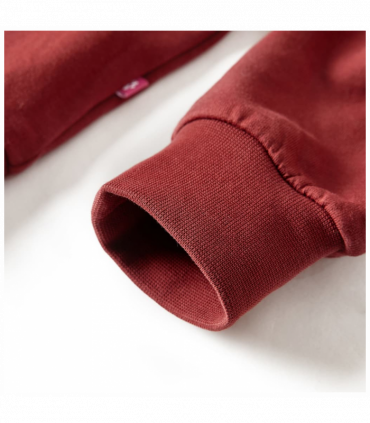 Kids' Sweatshirt Colour Block Pink and Henna 128