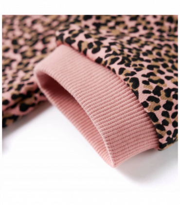 Kids' Sweatshirt Dress Medium Pink 92