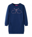 Kids' Sweatshirt Dress Navy 116