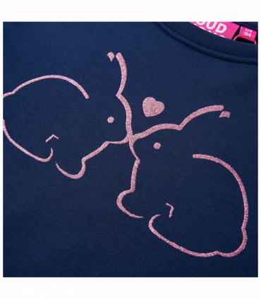 Kids' Sweatshirt Dress Navy 116