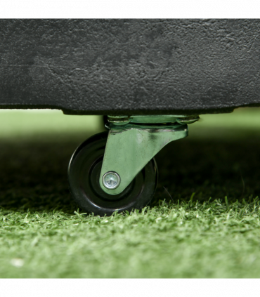 Outsunny 23.5kg Round Resin Garden Parasol Base for Poles of 38mm-48mm