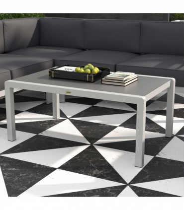 Outsunny 5 PCs Garden Sofa Set w/ Cushions, Aluminium Furniture Sets, Grey