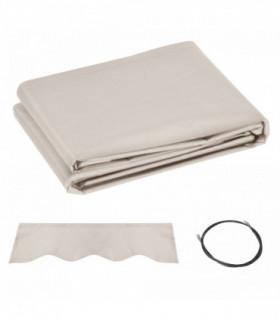 Outsunny Replacement Canopy for 3 x 2.5 m Awning (Fabric Only), Cream White