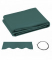 Outsunny Replacement Canopy for 3 x 2.5 m Awning (Fabric Only), Green