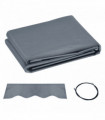Outsunny Replacement Canopy for 3 x 2.5 m Awning (Fabric Only), Grey
