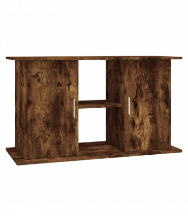 vidaXL Aquarium Stand Smoked Oak 101x41x58 cm Engineered Wood