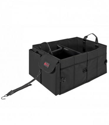 Car Boot Storage Organizer Oxford 600D Black L58 x W41 x H27.5 cm