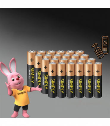 Duracell Simply AA Non Rechargeable Batteries, 12 Pack