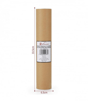 Vinsani Monthly Planner 4 Markers & Eraser 0000145