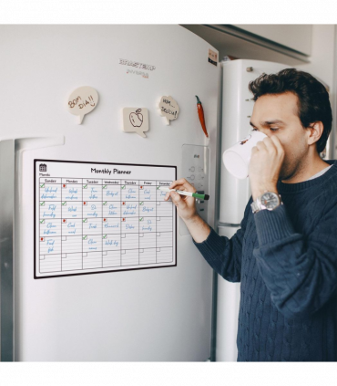 Vinsani Monthly Planner 4 Markers & Eraser 0000145