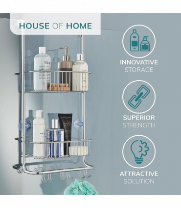 Over Door Shower Caddy In Nano Coating