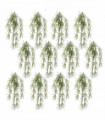 Pack of 12 x 100cm Artificial Hanging Acer Plant