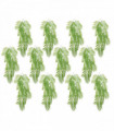 Pack of 12 x 120cm Artificial Hanging Palm Leaves Plant