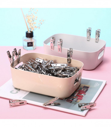 Vinsani ® Laundry Clothes Pegs Stainless Steel Spring-Loaded Metal  Clip Strong Grip and Windproof Laundry Pegs Quality Non-Slip Clothes Pins for Home and Garden Pack of 20