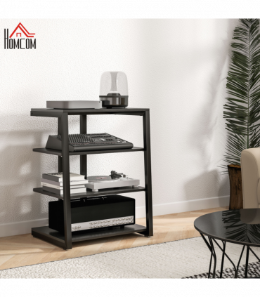 PawHut 4PCs Wall Mounted Cat Tree Cat Wall Shelves W/ Scratching Post Dark Brown