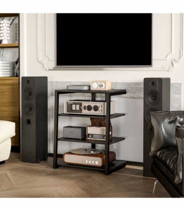 PawHut 4PCs Wall Mounted Cat Tree Cat Wall Shelves W/ Scratching Post Dark Brown