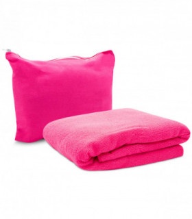 Pink Magic Fibre Towel Compact and Lightweight 130cm x 80cm - Small