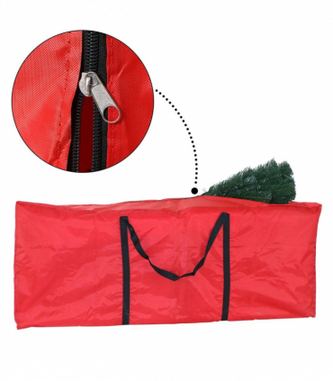 Red Xmas bag-No Side Pocket