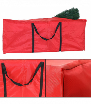 Red Xmas bag-No Side Pocket
