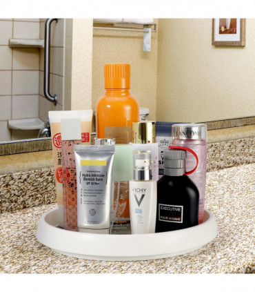 Round Turntable Organizer Multifunctional Non-Slip Spice Rack (Medium)