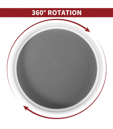 Round Turntable Organizer Multifunctional Non-Slip Spice Rack (Medium)