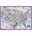 USA Map - Tim Bulmer 1000 Piece Jigsaw Puzzle