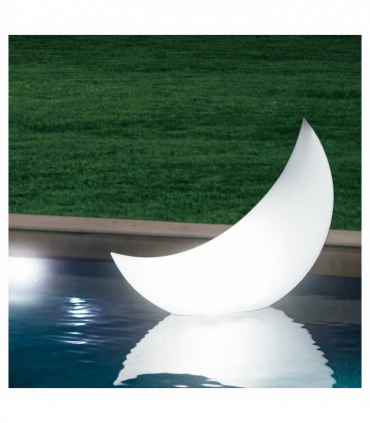 Garden Lamp High-quality materials White 135x43x89cm LED Floating Halfmoon