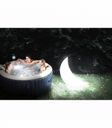 Garden Lamp High-quality materials White 135x43x89cm LED Floating Halfmoon