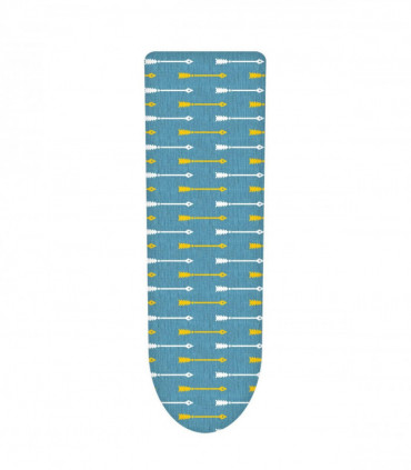 Ironing Board Cover 100% Cotton Arrows 140x52cm Foam Back Padding Easy Fit