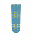Ironing Board Cover 100% Cotton Arrows 140x52cm Foam Back Padding Easy Fit