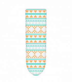 Ironing Board Cover Summer 100% Cotton Foam Back Padding Easy Fit 140x52cm
