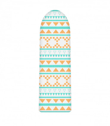 Ironing Board Cover Summer 100% Cotton Foam Back Padding Easy Fit 140x52cm