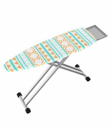 Ironing Board Cover Summer 100% Cotton Foam Back Padding Easy Fit 140x52cm