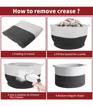 Cotton Rope Laundry Basket