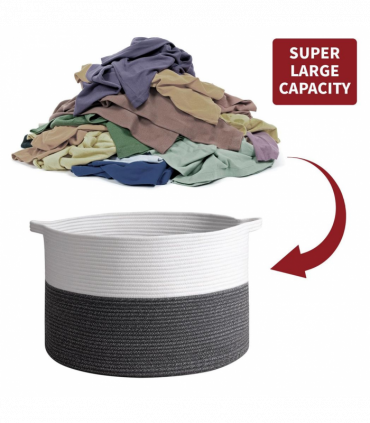 Cotton Rope Laundry Basket